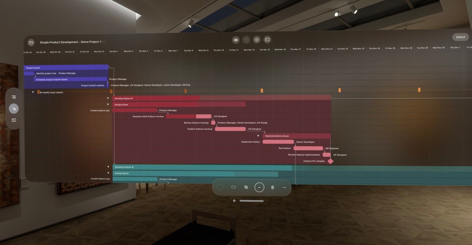 OmniPlan project management