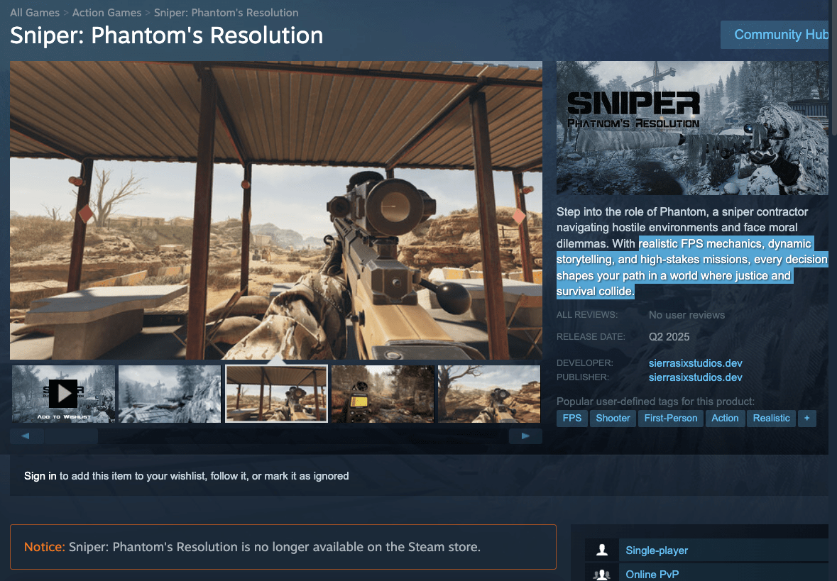 Valve removes video game listing suspected of being malware