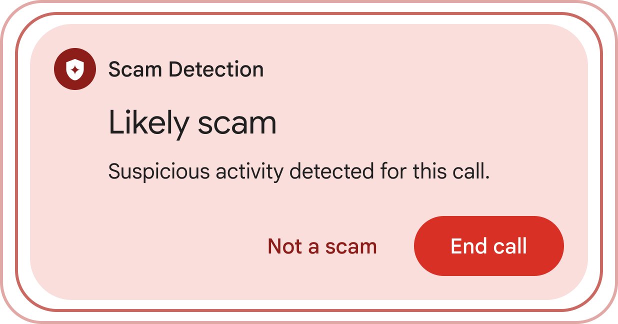 Google scam detection warning interface