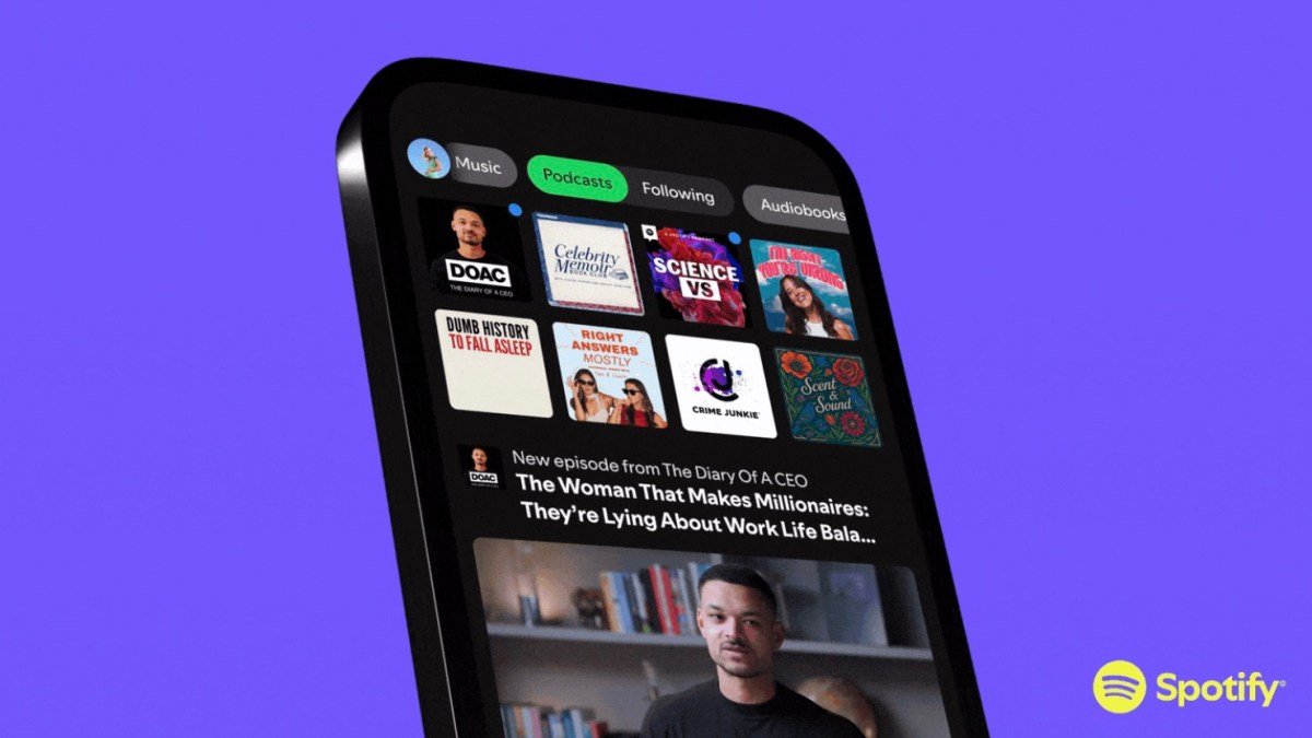 Spotify now has half a million video podcasts, which nearly 400M users have watched