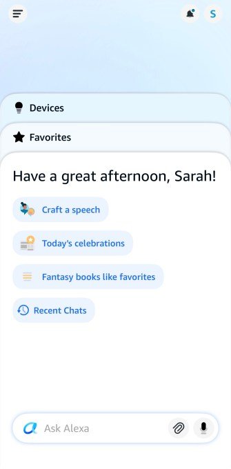 Alexa app