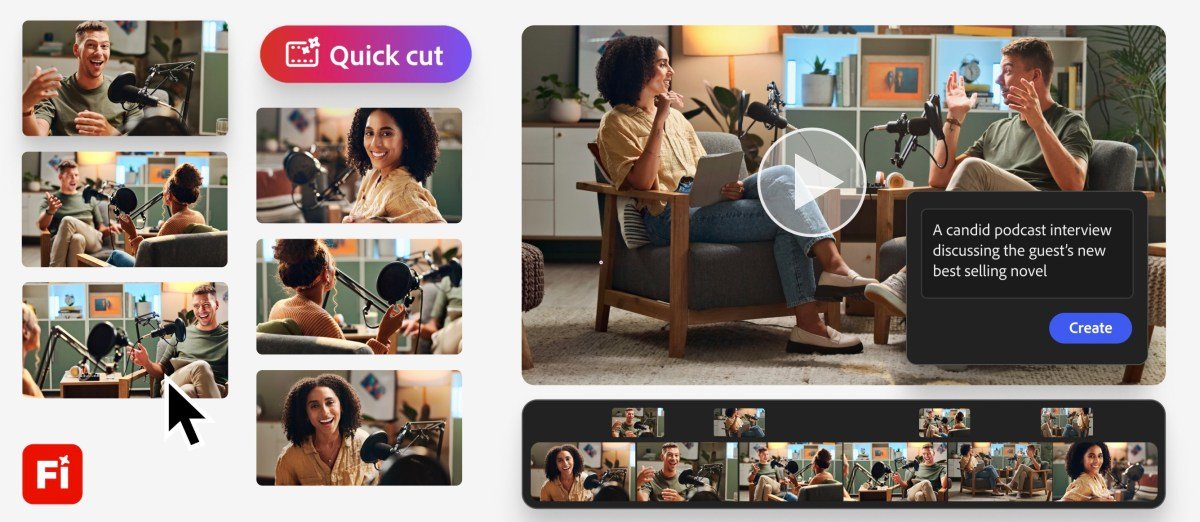 Adobe Firefly’s video editor can now automatically create a first draft from footage