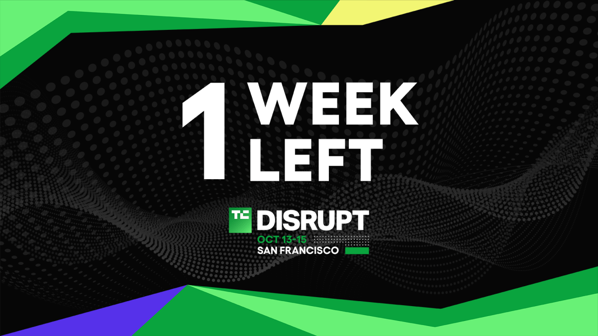 TechCrunch Disrupt 2026 Super Early Bird rates end in 1 week