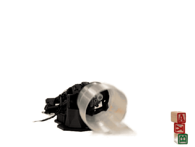 Apple robot lamp