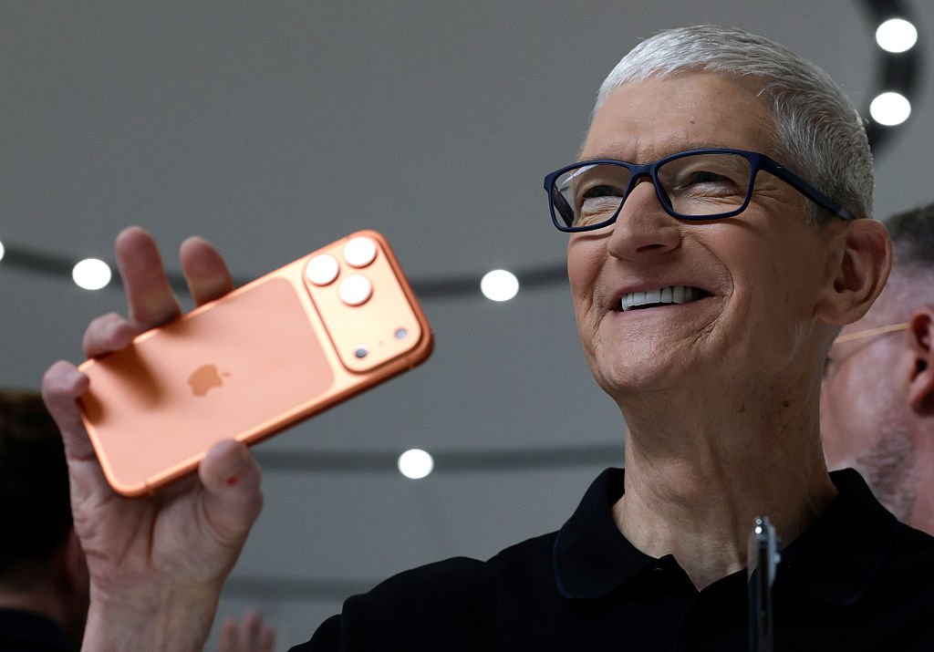As Tim Cook steps down, Apple hit record sales — but a chip shortage looms