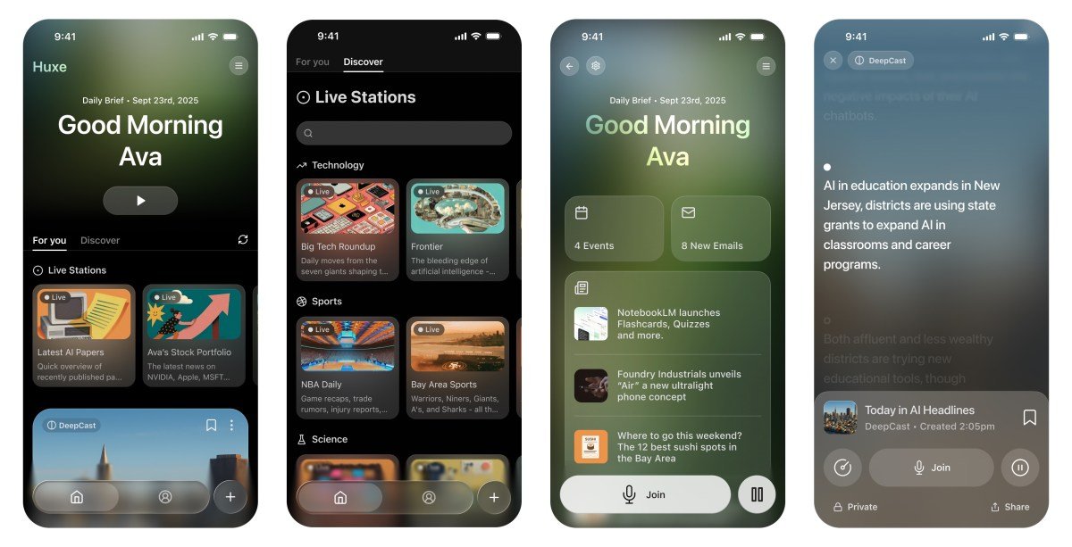 Audio-generation app Huxe, founded by former NotebookLM developers, shuts down