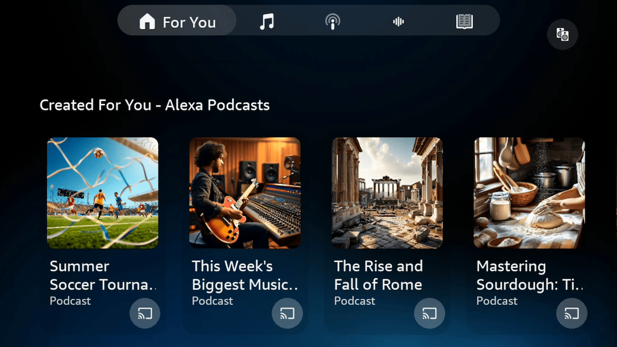 Amazon’s new Alexa+ powered feature can generate podcast episodes